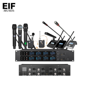 UHF PLL <b>Wireless</b> Meeting <b>Mic</b> 800CH IR Auto Pair Auto Scan Unique ID Anti-interference Flywheel Knob <b>wireless</b> microphone - Product Image 4