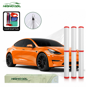 HIGHCOOL Clear Gloss TPU PPF Film Scratch Resistant Hydrophobic Self Healing Automotive <b>Paint</b> Protection Body Wrap Roll - Product Image 1