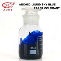 Colorant liquide bleu direct 15, bleu ciel 5B, colorant liquide pour la teinture des serviettes en papier jetables