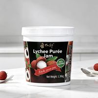 Lotlong Produsen Langsung Selai Leci Konsentrat Segar untuk Toko Minuman & Produksi Makanan Penutup