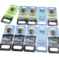 Etiquetas RFID Programables con Código QR, Collar Redondo para Mascotas, Rastreo NFC, Collar para Perros, Etiquetas de Identificación RFID de Epoxi/Metal con Embalaje, Tarjeta para Perros y Gatos