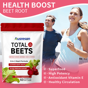 VitaSpring Vegan Beet Root Gummie Gummy Immune Support Supplement OEM Superfood Sugar Free Minerals Vitamin B12 <strong>Beetroot</strong> <strong>Gummies</strong> - Product Image 2