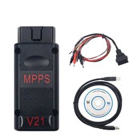 MPPS V18 Version de déverrouillage Durée de vie Utilisation avec câble Tricore OBD2 ECU Tunning Flasher Remap Cable Better Then Mpps V21