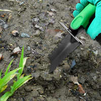 Truelle de jardin robuste à lame dentelée pour la plantation, le désherbage et la transplantation – Outil à main – Support OEM/ODM