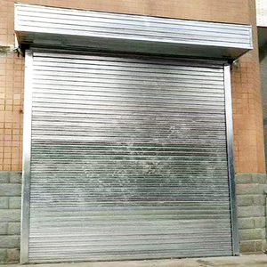 מכירות ישירות יצרן דלתות אש מתגלגלות מפלדה מודרני סִגְנוֹן תריס אש אזעקת טמפרטורה בניין תעשייתי חיצוני - Product Image 6