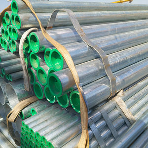 Лучшая цена 3-дюймовая металлическая круглая труба DN80, оцинкованная Круглая стальная труба для парникового каркаса - Product Image 6