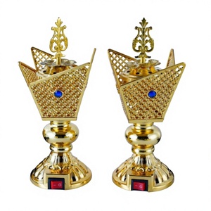Royal Crown Lattice Pedestal <b>Electric</b> Incense <b>Burner</b> WD6833 – Wholesale - Product Image 1