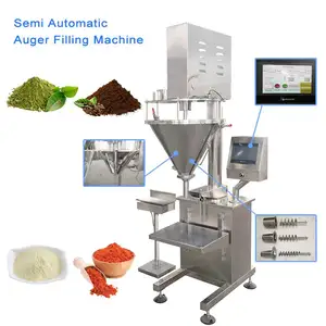 powder packing machine 1kg, 500g, 250g auger filler screw 2-200g new design hot sell powder packing machine,