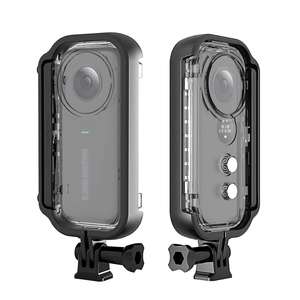 Funda de carcasa subacuática YEAH 30M para <span class=keywords><strong>Insta360</strong></span> <span class=keywords><strong>One</strong></span> <span class=keywords><strong>X</strong></span>, carcasa protectora de buceo impermeable negra para Insta 360 <span class=keywords><strong>One</strong></span> <span class=keywords><strong>X</strong></span> - Product Image 4