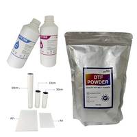 DTF Hot Melt Blanc Noir Doux Haute Extensible DTF Poudre 1KG Sac TPU Gomme Adhésive pour DTF T-shirt Impression par Transfert de Chaleur