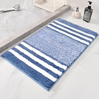 Tapis de douche moderne antidérapant en microfibre personnalisable FIGOO Factory, tapis de salle de bain absorbant pour usage domestique et hôtelier