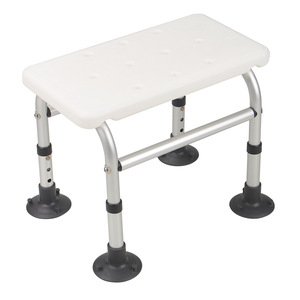 Tabouret de bain réglable en aluminium Science, 40 cm, pliable avec ventouses, pour la douche des enfants - Product Image 1