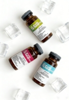 Autocollants personnalisés à texture holographique pour flacons de 3 ml, sceau adhésif inviolable pour compléments nutritionnels