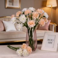 Fleur artificielle de haute qualité au toucher réel, hydratante, fabriquée à la main, pour la décoration de la maison, bouquet de mariée, décoration de mariage