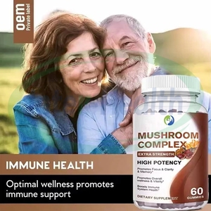 Ausreson Private Label Nootropic Suplementos para el cerebro Lions Mane Mushrooms Gummy Organic Mushroom Gummies - Product Image 4