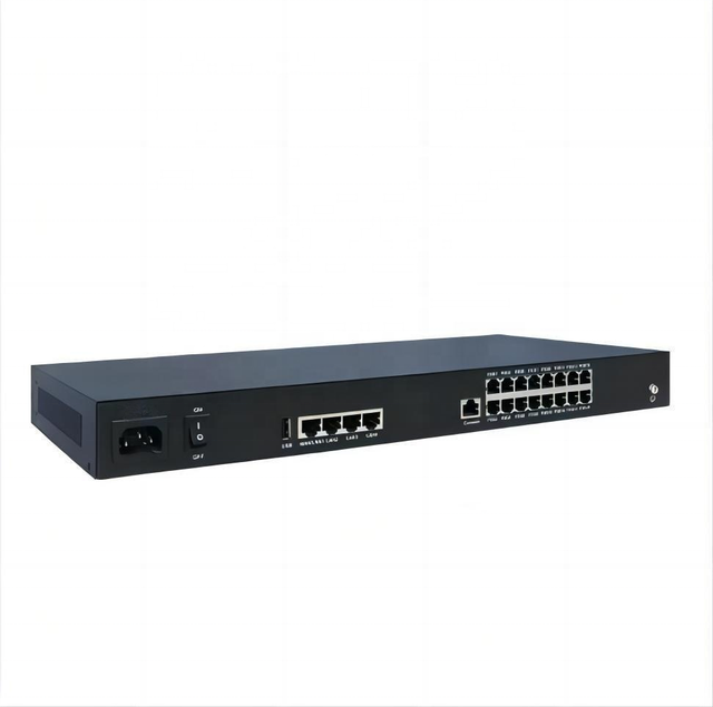 KEXINT Call center IAD gateway 16 FXS VoIP SIP Gateway