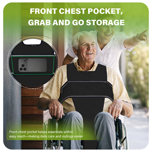 Cinturón de Soporte para Torso de Silla de Ruedas, Ligero y Duradero, Arnés de Seguridad Ajustable - Product Image 5