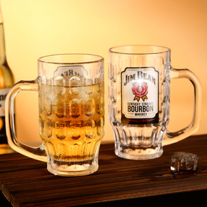 Kreative <span class=keywords><strong>Jim</strong></span> <span class=keywords><strong>Beam</strong></span> Hochborosilikatglas-Tasse Modernes Lebensmittelechtes Trinkgefäß für Bier Cocktails Whiskey Anpassbare Farbe Fußball - Product Image 1
