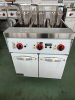 Friteuse Commerciale Électrique à 3 Bacs et 3 Paniers, Autonome, Équipement de Cuisine Professionnel pour Restaurants, Machine à Frire Poulet et Frites