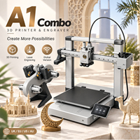 Combo A1 UK EU, imprimante 3D FDM de bureau haute vitesse multicolore avec AMS Lite
