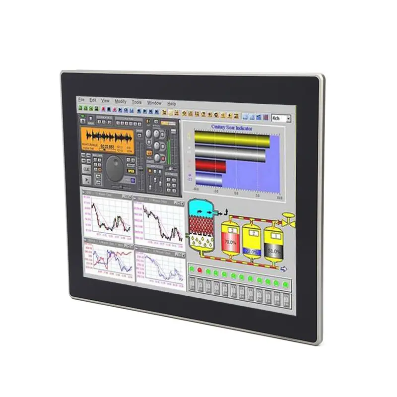 ที่มีคุณภาพสูงจอแอลซีดีหน้าจอสัมผัสคอมพิวเตอร์ทั้งหมดในหนึ่ง Barebone สก์ท็อปมินิพีซีสำหรับอุตสาหกรรมอัตโนมัติสำหรับ Win10