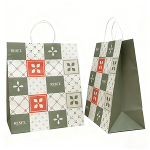 Custom Eco Friendly <b>Biodegradable</b> Brown Fast Food to Go Delivery Paperbag Restaurant Takeout Packaging Take Away Kraft <b>Paper</b> Bag - Product Image 2