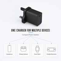 Chargeur USB Type C 15W PD en gros d'usine avec protection OVP/OCP/OTP, câble rétractable à broches pliables TT Lock G2 Gateway pour téléphone