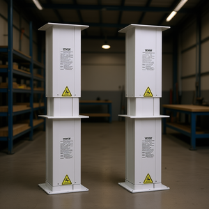 Système de colonne de levage électrique Vevor, capacité de 260 lb, hauteur de 14,2 à 31,1 pouces, tables élévatrices hydrauliques - Product Image 2