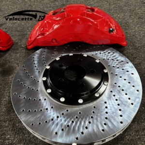 Kit de freinage RED BIG pour Ford Explorer <span class=keywords><strong>ST</strong></span> 2020, Ford F150, Falcon Mustang GT, VW GolfR MK7 MK8, M3 E46 E92, Porsche Cayman, Subra WRX STI - Product Image 3