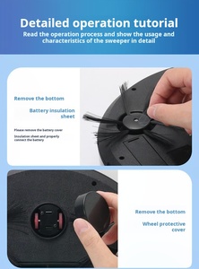 Multifunctional Smart Robotic Vacuum Wet <b>Dry</b> <b>Mopping</b> Cleaner Portable Rechargeable Household Vacuum - Product Image 3