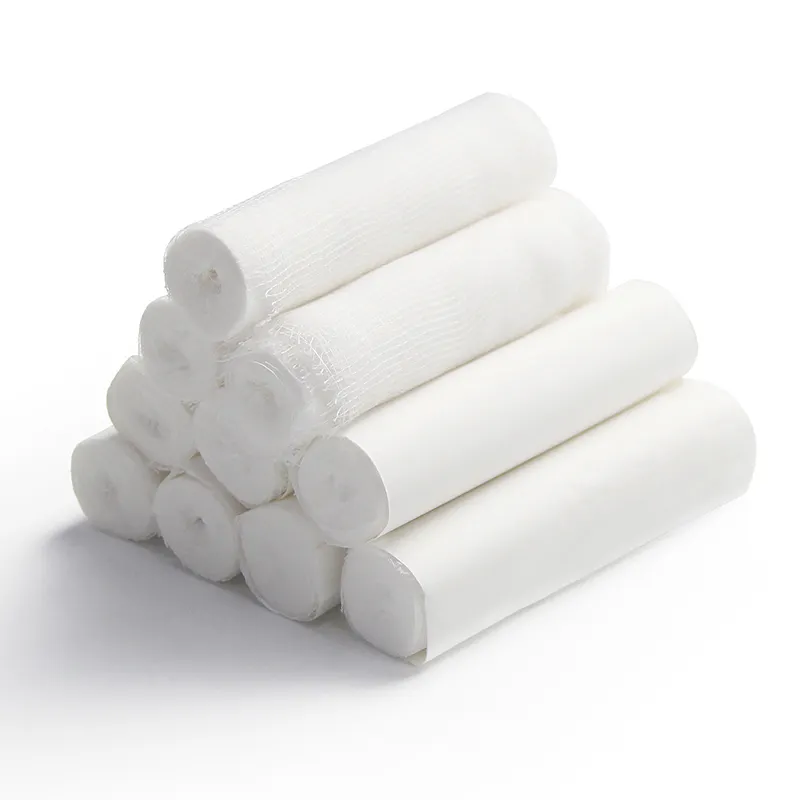 Different Sizes Available Gauze Roll Soft Gauze bandages Cotton gauze