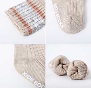 <span class=keywords><strong>Medias</strong></span> Unisex Para Bebes Tube Antideslizante Calcetines cálidos para niños Algodón peinado Piso Slouch Calcetines de punto para bebés para niños pequeños Niño Niña - Product Image 6