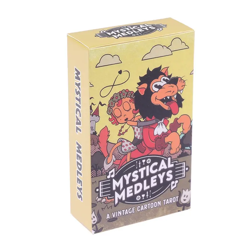 1 caja Mystical Medleys A Vintage Tarot 78 cartas profecía adivinación juego de adivinación cartas para principiantes juego de mesa familiar