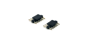 2.0mm Pitch Pin header Connector Single Row Right Angle SMT With Side Cover 1*6P - Product Image 4