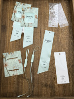 Étiquettes suspendues personnalisées pour vêtements avec ruban, étiquettes en papier pour marques de mode et emballages de vêtements