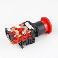 Botón de Parada de Emergencia Importado FUJI con Cabeza de Hongo y Pulsador LED Ar22vol-11e4r