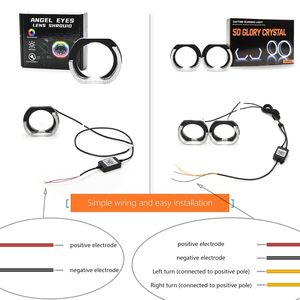 Kit <span class=keywords><strong>de</strong></span> Iluminación Ambiental Interior para Auto 7 en 1 con Efecto <span class=keywords><strong>de</strong></span> Techo Estrellado RGB, Alimentado por USB, con Control Remoto - Product Image 3