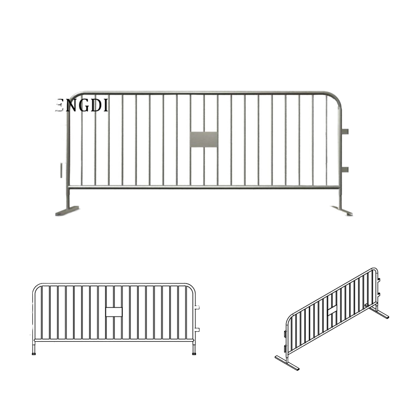 Galvanized Aluminum Crowd Control Stanchion Barrier