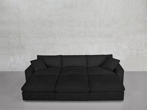 أريكة جديدة رائجة مزيج من الأسرة والنسيج أريكة الزاوية الصفيفة - Product Image 4