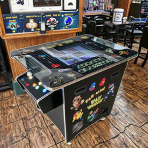 Nouvelle conception de <span class=keywords><strong>table</strong></span> de café d'arcade à monnayeur, machine de jeu vidéo et de cocktails DIY pour usage domestique, prise en charge de la langue anglaise - Product Image 5