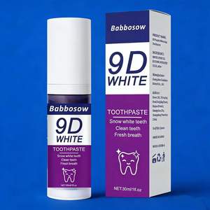 Purple Mint <b>Flavor</b> <b>Toothpaste</b> Fully English for Foreign Trade Tooth Stains Bad Breath Whitening - Product Image 3