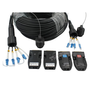 Cavo in Fibra Ottica Monomodale LC LC da 300m, 4 Fili, Armato, per Trasmissioni - Attrezzatura Ottica di Qualità Superiore, Direttamente dalla Fabbrica - Product Image 2