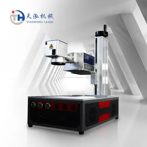 Portable 3W 5W Water Cooling Plastic Glass Metal Wood Silicon UV Laser Marking Machine