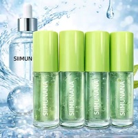 Huile à lèvres hydratante et nourrissante effet miroir transparent, réparatrice pour lèvres sèches, lisse les ridules, longue tenue, non collante