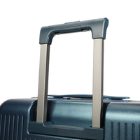 Valise à roulettes rigide pour PC avec serrure TSA, compartiments organisateurs à ouverture frontale, bagage de voyage d'affaires unisexe, vente en gros OEM ODM