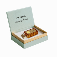 Boîtes d'emballage de luxe pour cosmétiques et parfums avec logo personnalisé, insert en mousse EVA blanche de 2,5 mm d'épaisseur, fermeture magnétique