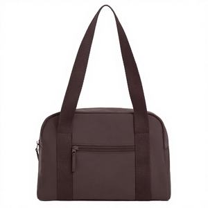 Petit sac de sport unisexe - Sac de voyage en polyester imperméable avec fermeture à glissière pour les escapades de week-end et les entraînements sportifs - Product Image 4