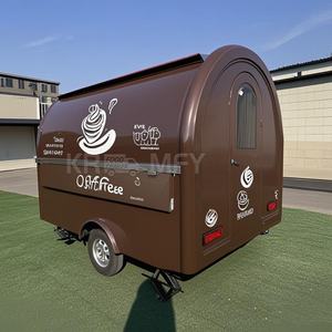 Carrito de Comida de Acero Inoxidable 2025, Camioneta de Café, Bar de Cerveza, Remolque de Pizza Halal, Cocina Móvil, Foodtruck Retro - Product Image 2