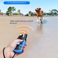 Appareil d'entraînement pour chien Dog God Trainer, télécommande ultra longue portée, affichage numérique intelligent, anti-aboiement, vibration, design pliable, ABS+PC