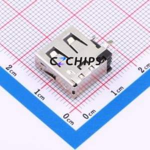 041N-1BVC14-F1 USB Connector Connector ( Protocol Standard: USB 2.0 )( Mounting Type: Side Insert ) - Product Image 2